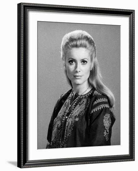 Catherine Deneuve. "The April Fools" 1969, Directed by Stuart Rosenberg-null-Framed Photographic Print