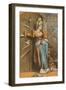 Catherine Douglas Barring the Door, C1910-null-Framed Premium Giclee Print