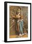 Catherine Douglas Barring the Door, C1910-null-Framed Premium Giclee Print