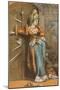Catherine Douglas Barring the Door, C1910-null-Mounted Giclee Print