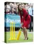 Catherine, Duchess of Cornwall plays cricket-Associated Newspapers-Stretched Canvas