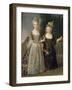 Catherine-Eléonore-Eugènie de Béthisy (1707-1767), future princesse de Montauban, et son frère-Alexis Simon Belle-Framed Giclee Print