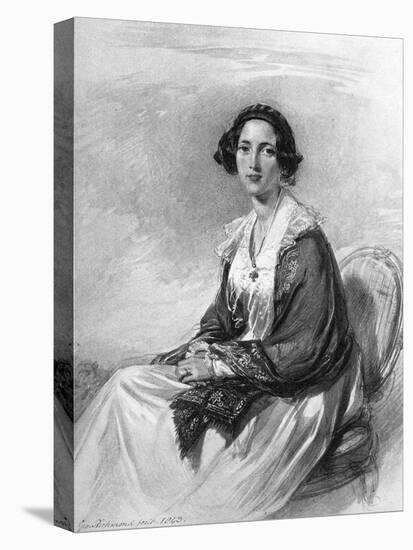 Catherine Gladstone, Wife of William Ewart Gladstone-George Richmond-Stretched Canvas