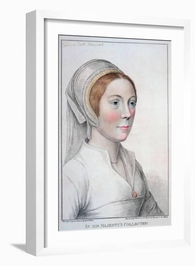 Catherine Howard, fifth wife of Henry VIII, (1796)-Francesco Bartolozzi-Framed Giclee Print