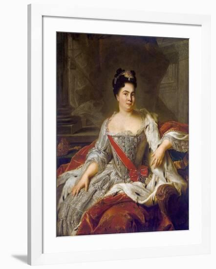 Catherine I, 1717-Jean-Marc Nattier-Framed Giclee Print