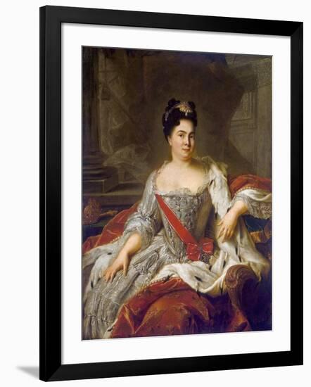 Catherine I, 1717-Jean-Marc Nattier-Framed Giclee Print