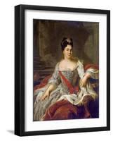 Catherine I, 1717-Jean-Marc Nattier-Framed Giclee Print