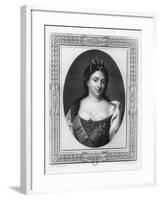 Catherine I of Russia-A. J. Mecou-Framed Giclee Print