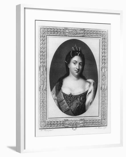 Catherine I of Russia-A. J. Mecou-Framed Giclee Print