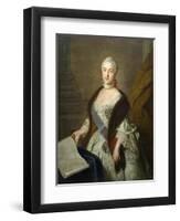 Catherine II as Grand Duchess Ekaterina Alekseyevna, 1762-Ivan Petrovich Argunov-Framed Giclee Print