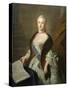Catherine II as Grand Duchess Ekaterina Alekseyevna, 1762-Ivan Petrovich Argunov-Stretched Canvas