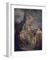 Catherine II as Minerva in the Circle of the Muses-Stefano Torelli-Framed Giclee Print