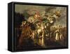 Catherine II Journeying across Russia, 1787-null-Framed Stretched Canvas