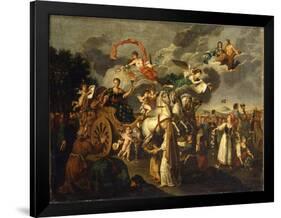 Catherine II Journeying across Russia, 1787-null-Framed Premium Giclee Print