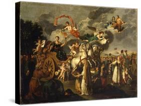 Catherine II Journeying across Russia, 1787-null-Stretched Canvas