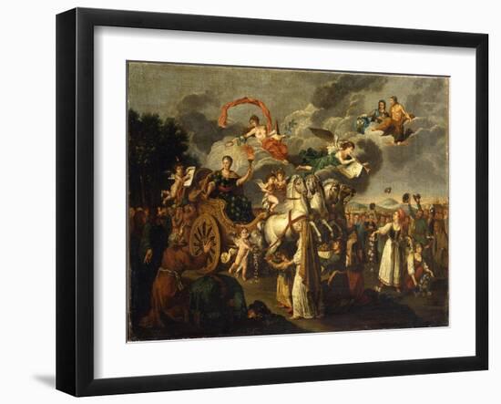 Catherine II Journeying across Russia, 1787-null-Framed Giclee Print