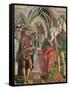 Catherine in the Presence of Emperor Maxentius-Friedrich Pacher-Framed Stretched Canvas