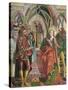 Catherine in the Presence of Emperor Maxentius-Friedrich Pacher-Stretched Canvas