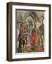 Catherine in the Presence of Emperor Maxentius-Friedrich Pacher-Framed Giclee Print