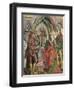 Catherine in the Presence of Emperor Maxentius-Friedrich Pacher-Framed Giclee Print