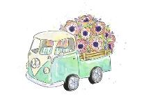 Flower Truck V-Catherine McGuire-Framed Art Print