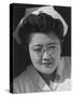 Catherine Natsuko Yamaguchi, Red Cross instructor, Manzanar Relocation Center, 1943-Ansel Adams-Stretched Canvas