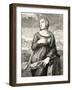 Catherine of Alexandria-P. Le Rat-Framed Art Print
