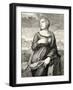 Catherine of Alexandria-P. Le Rat-Framed Art Print