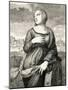 Catherine of Alexandria-P. Le Rat-Mounted Art Print