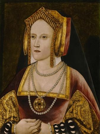 Catherine of Aragon, 1485-1536, Unknown Artist, 1520, National Portrait Gallery, London, England - Giclee Print, 18x24