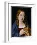 Catherine of Aragon as the Magdalene (Oil on Oak Panel)-Michiel Sittow-Framed Premium Giclee Print