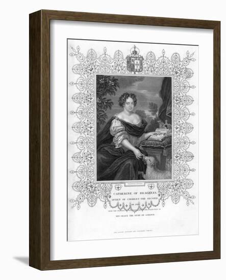 Catherine of Braganza, Queen Consort of King Charles II of England-S Freeman-Framed Giclee Print