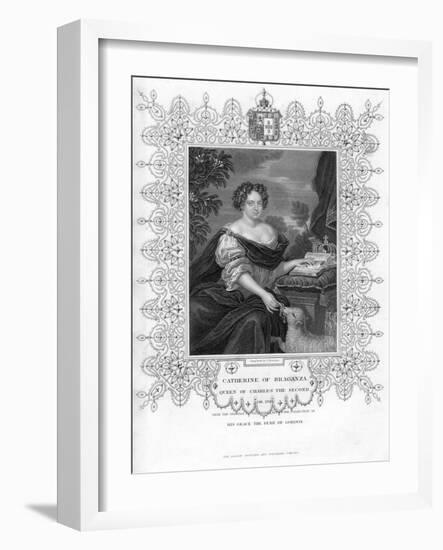 Catherine of Braganza, Queen Consort of King Charles II of England-S Freeman-Framed Giclee Print