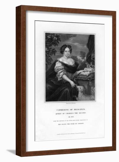 Catherine of Braganza, Queen of Charles Ii, 1833-S Freeman-Framed Giclee Print