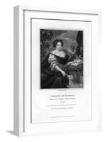 Catherine of Braganza, Queen of Charles Ii, 1833-S Freeman-Framed Giclee Print