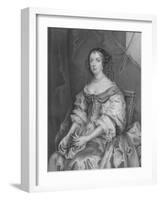 Catherine of Braganza-Sir Peter Lely-Framed Giclee Print