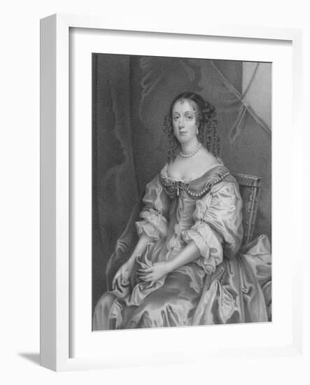 Catherine of Braganza-Sir Peter Lely-Framed Giclee Print