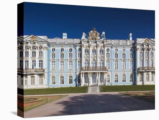 Catherine Palace, Pushkin-Tsarskoye Selo, Saint Petersburg, Russia-Walter Bibikow-Stretched Canvas