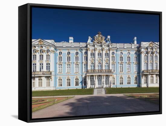 Catherine Palace, Pushkin-Tsarskoye Selo, Saint Petersburg, Russia-Walter Bibikow-Framed Stretched Canvas