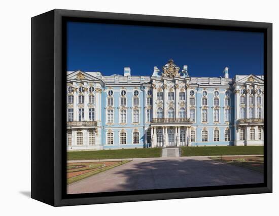 Catherine Palace, Pushkin-Tsarskoye Selo, Saint Petersburg, Russia-Walter Bibikow-Framed Stretched Canvas