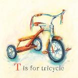 T is for Tricycle-Catherine Richards-Framed Art Print