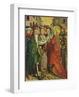 Catherine Talks with the Philosophers-Friedrich Pacher-Framed Giclee Print