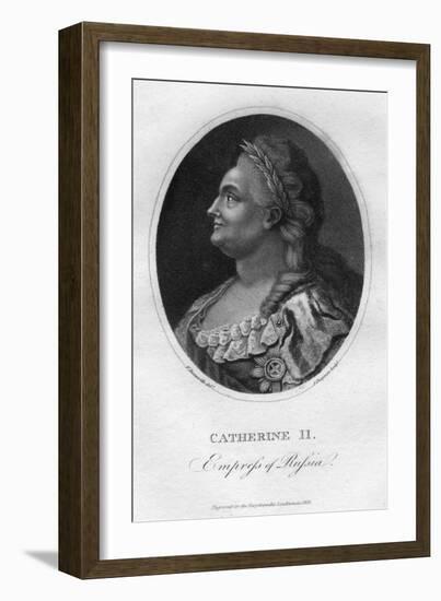 Catherine the Great, Empress of Russia-J Chapman-Framed Giclee Print