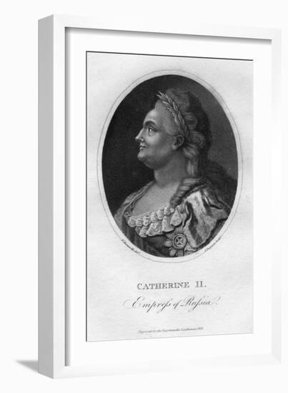 Catherine the Great, Empress of Russia-J Chapman-Framed Giclee Print