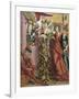 Catherine Visited in Prison by Maxentius's Wife-Friedrich Pacher-Framed Giclee Print