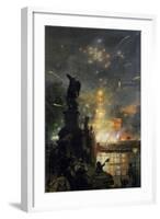 Catherine Wheel at Castel Sant'Angelo, 1874-1880-Franz Theodor Aerni-Framed Giclee Print