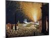 Catherine Wheel, Pincian Hill, Roman Fireworks Display. Italy.-null-Mounted Giclee Print