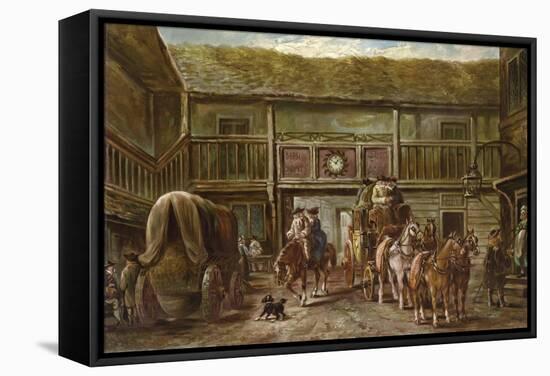 Catherine Wheel, Southwark, London-J.C. Maggs-Framed Stretched Canvas