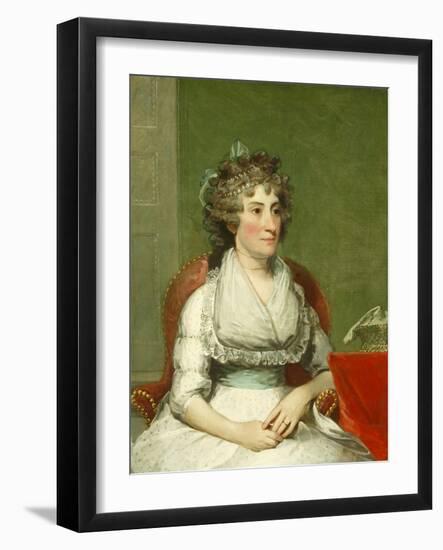 Catherine Yates Pollock (Mrs. George Pollock), 1793-4-Gilbert Stuart-Framed Giclee Print