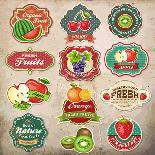 Retro Fresh Food Poster Design-Catherinecml-Art Print